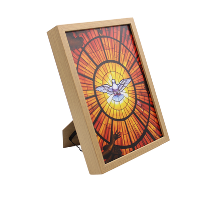 Holy Image Wall/Table Light Box /Altar - Holy Spirit