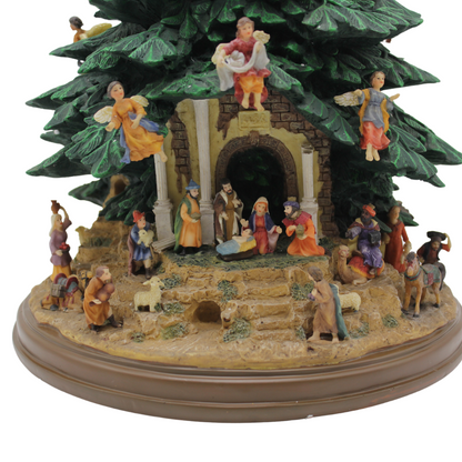 Polyresin Christmas Tree/Nativity Scene