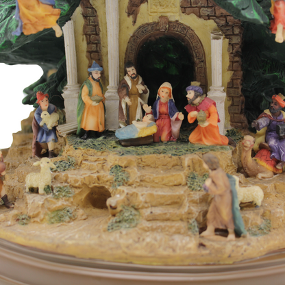 Polyresin Christmas Tree/Nativity Scene