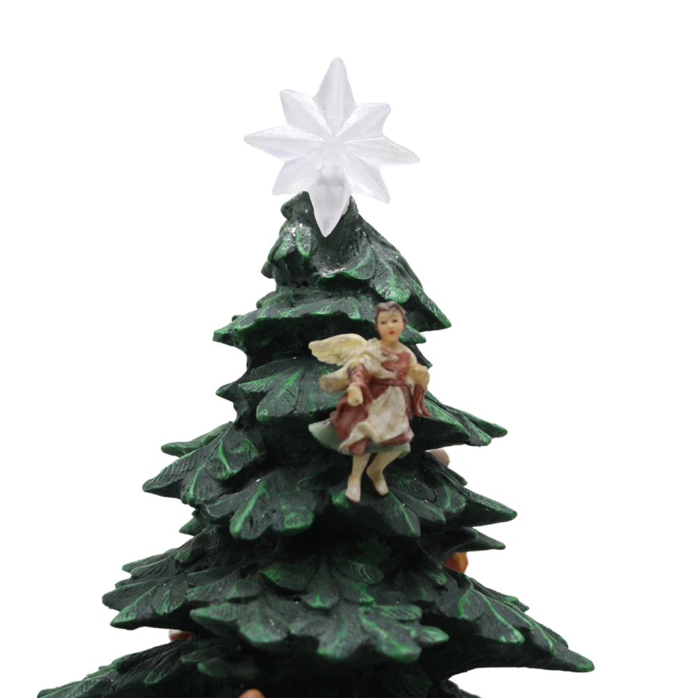 Polyresin Christmas Tree/Nativity Scene