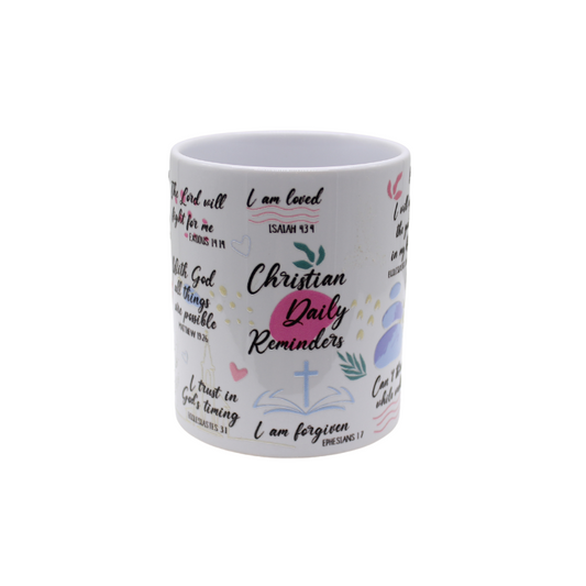 Daily Bible Reminders Ceramic Mug