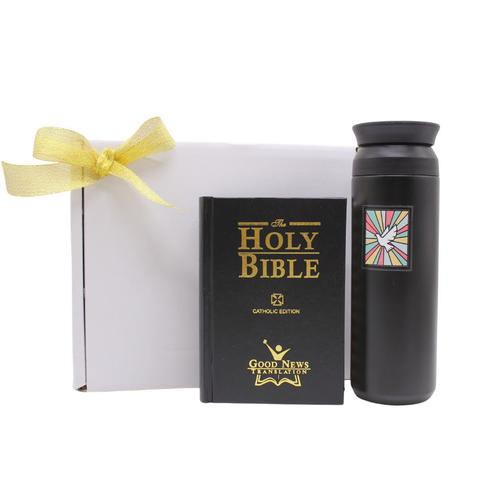 Baptism Set - Good New Bible/ Holy Spirit Thermal Bottle