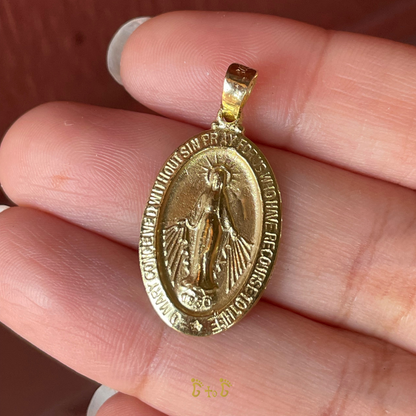 [PRE-ORDER] Gold Miraculous Medal - 9k / 18k Gold