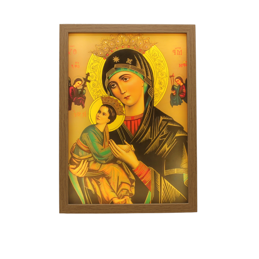 Holy Image Wall/Table Light Box - Our Lady of Perpetual Help