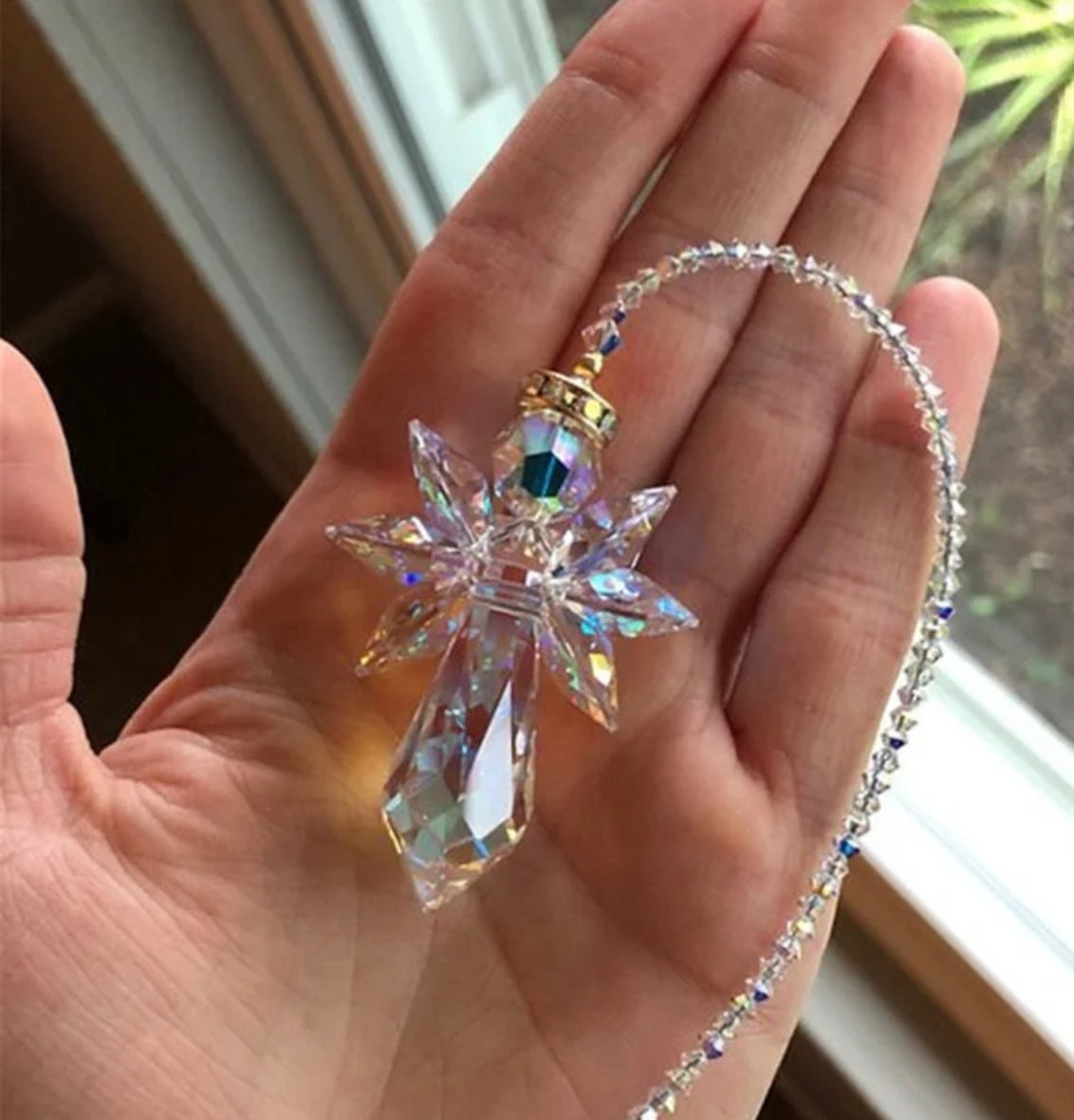 Crystal Angel suncatcher