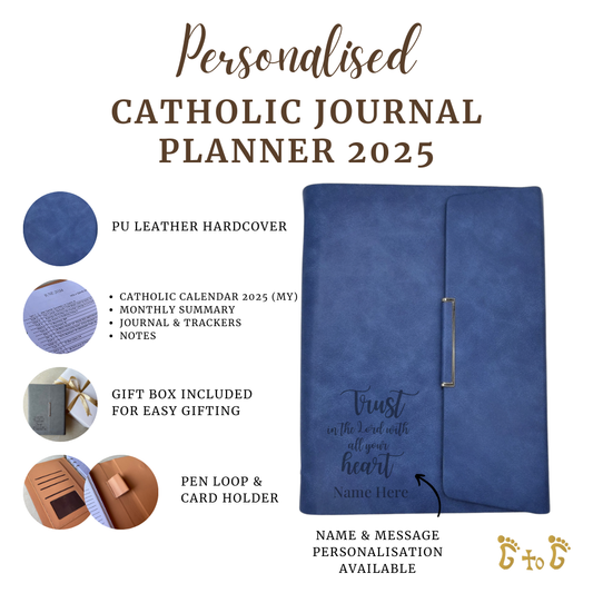 Catholic Journal Planner 2025 (Personalisation Available)