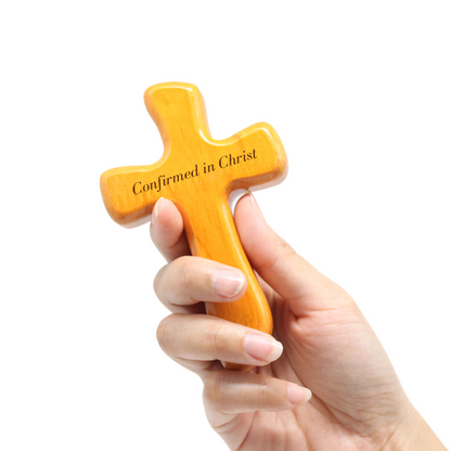 Wood Comfort Cross - 12cm (Personalisation Available)