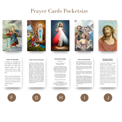 Prayer Cards, Pocketsize