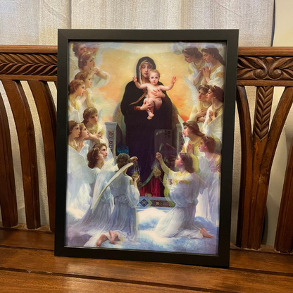 3D Holy Image Framed Wall Picture