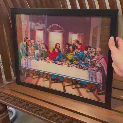 3D Holy Image Framed Wall Picture