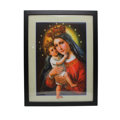 3D Holy Image Framed Wall Picture