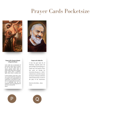 Prayer Cards, Pocketsize