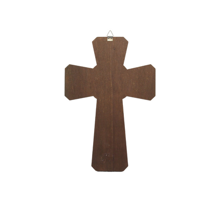 Wood Crucified Christ cross - 26cm