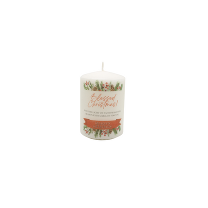 Christmas Gift Set - Christmas Candle/Wreath