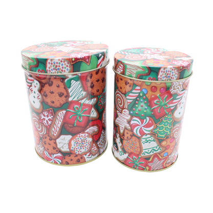 Christmas Storage Tins (Design C)