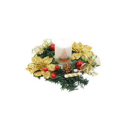 Christmas Gift Set - Christmas Candle/Wreath