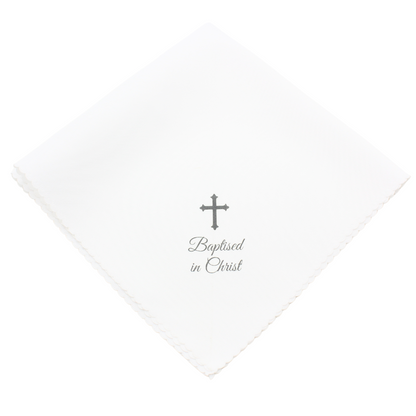 Personalised Baptism Candle /Cloth set