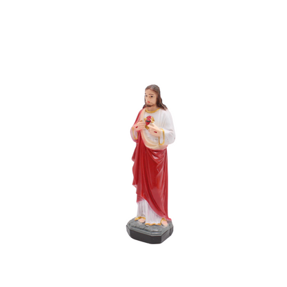 Sacred Heart of Jesus Statue - 17cm