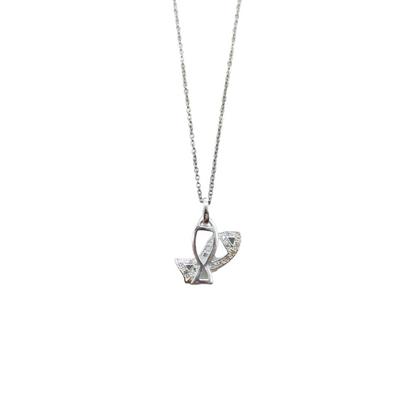 Silver Fish Pendant /Chain Set