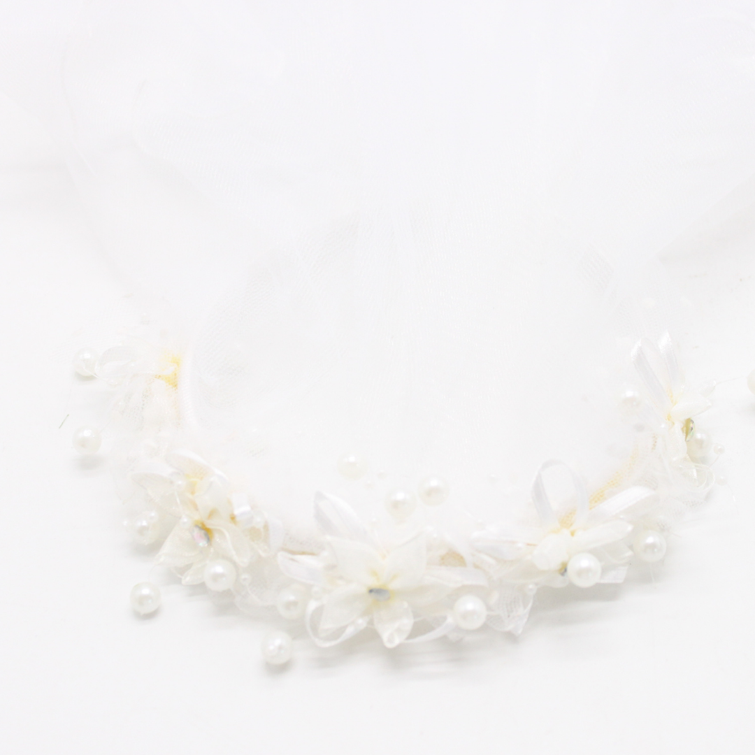 Flower hairband/Veil for Holy Communion/Confirmation