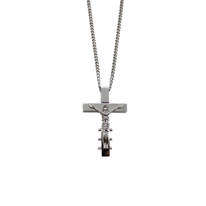 Stainless Steel  Crucifix 4.5cm/Chain