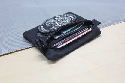 Canvas Wallet with St Michael Badge