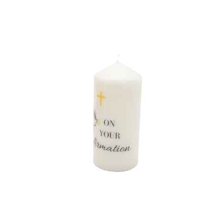 Baptism Candle/First Holy Communion/Confirmation - 15cm