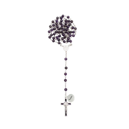 Natural Stone Rosary - 21 Stone Designs Available (Personalisation Available)