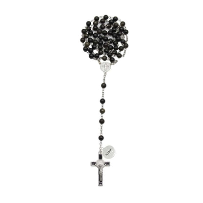 Natural Stone Rosary - 21 Stone Designs Available (Personalisation Available)