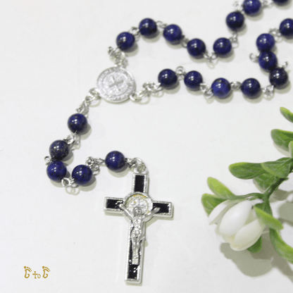 Natural Stone Rosary - 21 Stone Designs Available (Personalisation Available)