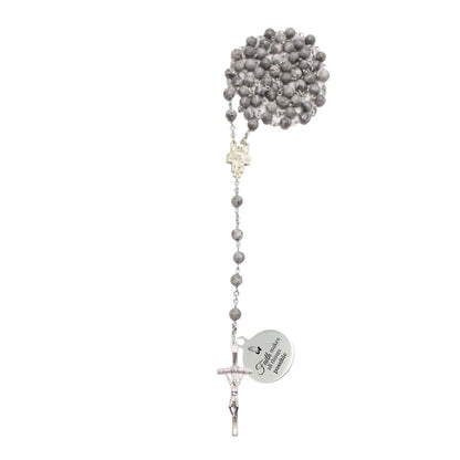 Natural Stone Rosary - 21 Stone Designs Available (Personalisation Available)