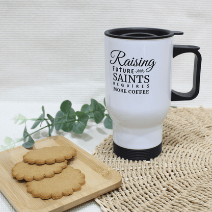 Stainless Steel Tumbler - Raising Future Saints/Righteous Man/She is Clothed